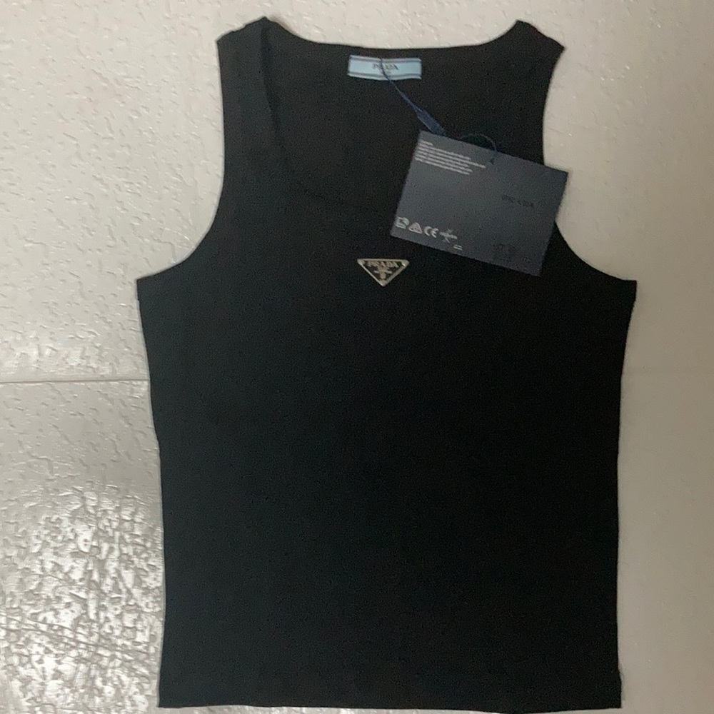 Prada Black Tank top women’s sleeveless